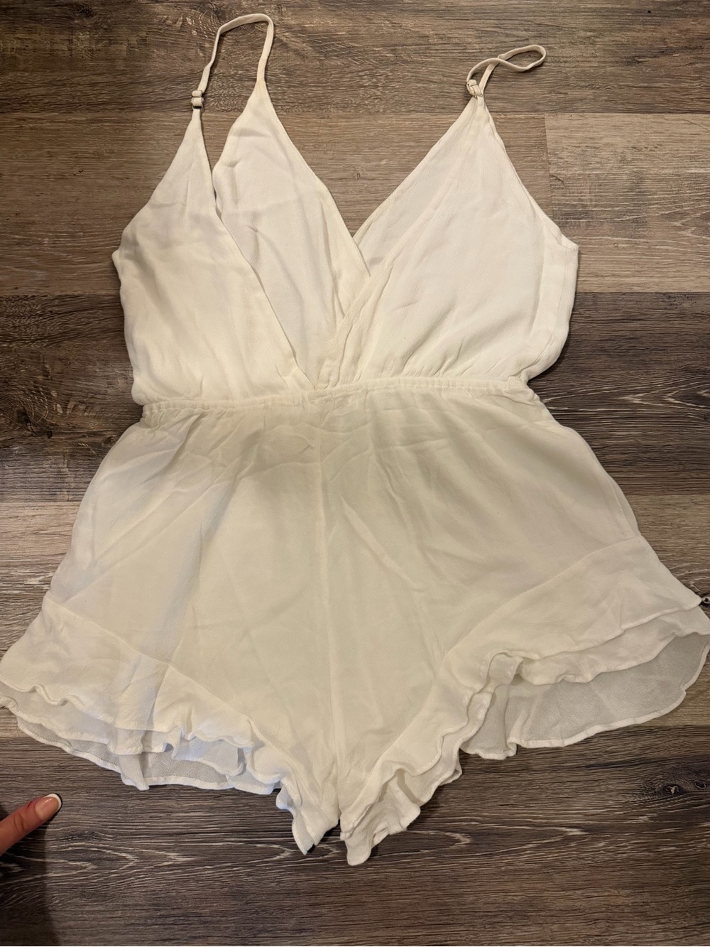 White Romper - Picture 2 of 3
